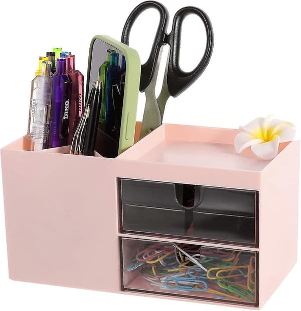 Penholder, kontorbordsorganisator og tilbehør, multifunktionel penneholder