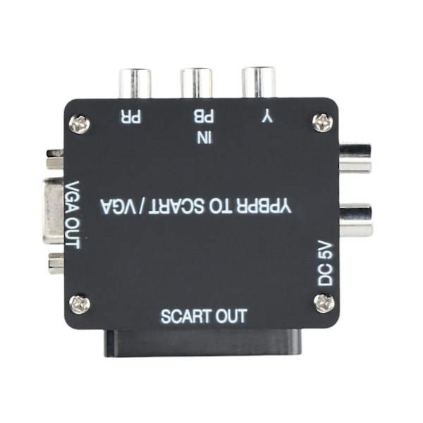 Ypbpr Til Scart Ypbpr Til Vga Komponent Transcoder Konverter Spillekonsol, Til Farveforskel Co