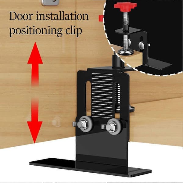 Hurtigmonteringsværktøj til montering af skabsdøre, hardware-jig til positionering af skabsdøre