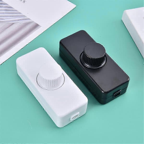Justerbar 220V LED Lysdæmper Sort Lyskontakt Controller P2021122450