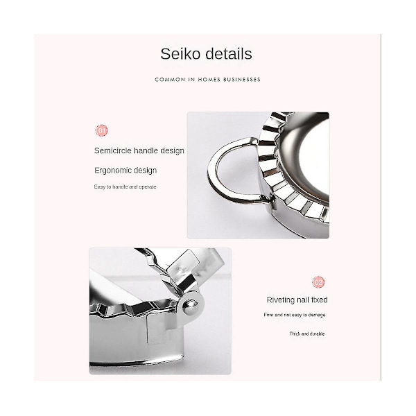 Ravioli Former, Rustfrit Stål Dumpling Ravioli Former Sæt, Ravioli Kage, Dumpling Maker, Til M