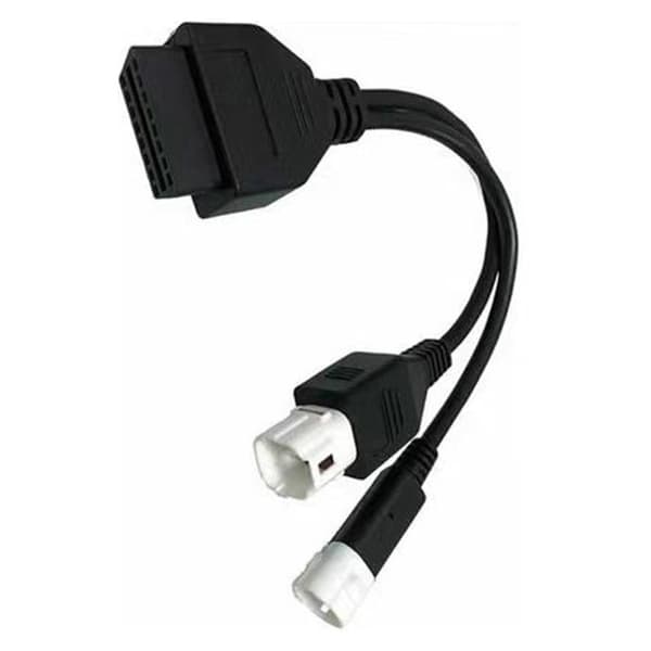 Til 3-pin + 4-pin 2 I 1 Til Obd2 Motorcykel Scanner Kabel Fungerer Sammen Med Obd Scanner