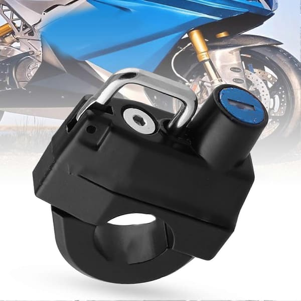 Motorsykkel Styrelås Hjelmlås Tyverisikring Sink Legering Solid Hjelmlås for Davidson XL