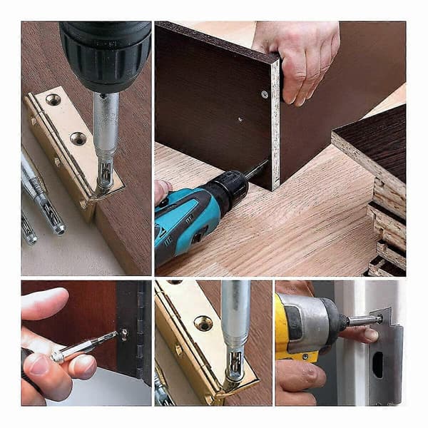 Stykker Hængsel Bor Bits Sæt, Selvcentrerende Hængsel Bor Bits Sæt, Hængsel Bor Bits, HSS Selvcentrerende Hængsel Bor Bits, 11/64\", 9/64\", 7/64\", 5/64\", w