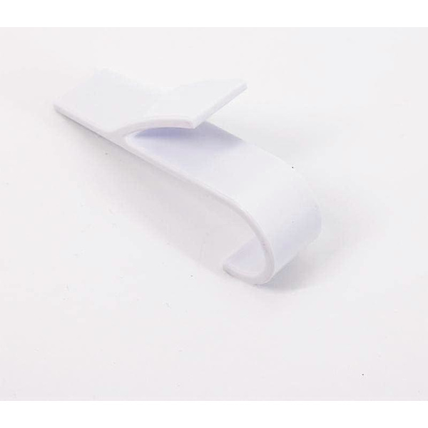 6 Stykker Universal Håndkleradiator Krok - Plast, Hvit