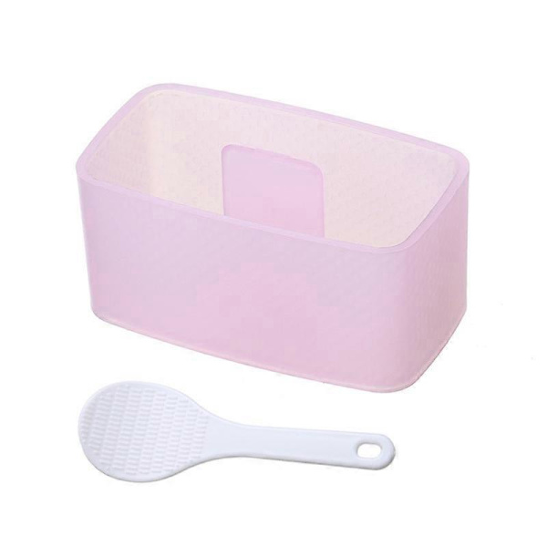 Rektangulär Onigiri Risform med Sked Matpress Sushi Maker Köksredskap