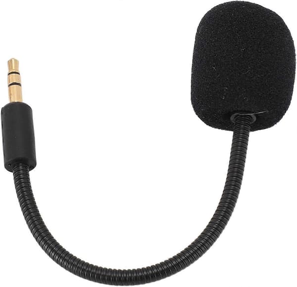 Headset Mikrofon, Mikrofon til Gaming Udskiftning 3,5 mm Spil Mikrofonarm