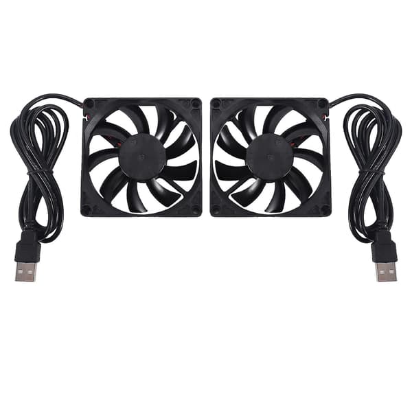 80mm 5v Usb Blæser 80mm 8cm 8015 Børsteløs Dc Køleblæser Pc Computer Router Kabinet Blæser Køler 2stk