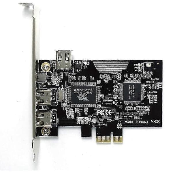 Pcie Firewire Kort Til Windows 10, Ieee 1394 Pci Express Controller 4 Porte (3 X 6 Pin Og 1 X 4 Pin)