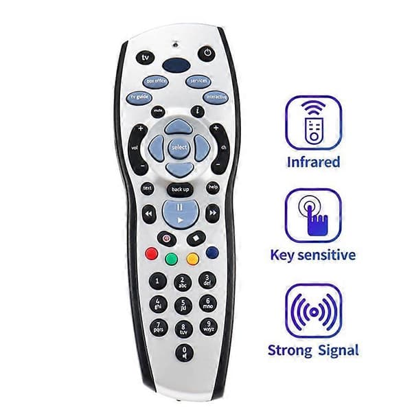 Ersättningsfjärrkontroll Sky+HD Rev 9F för alla Sky HD-boxar