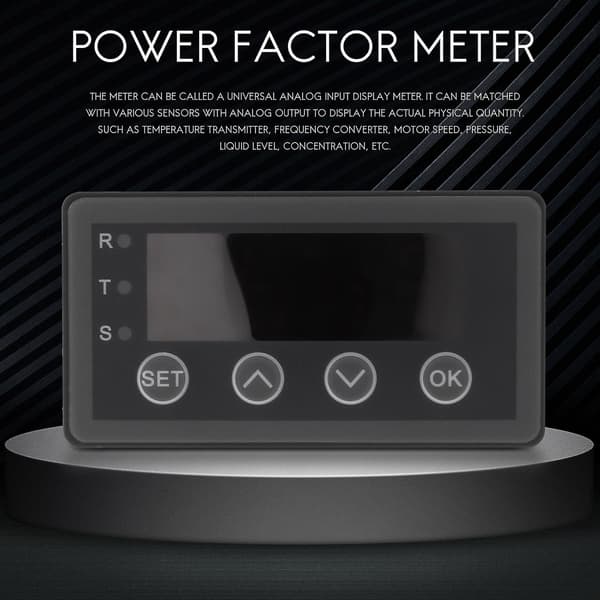 Digitalt Display Meter 0-10v 0-20ma 2-10v 4-20ma Analog Input Display Tabel Digitalt Display Hoved Wit