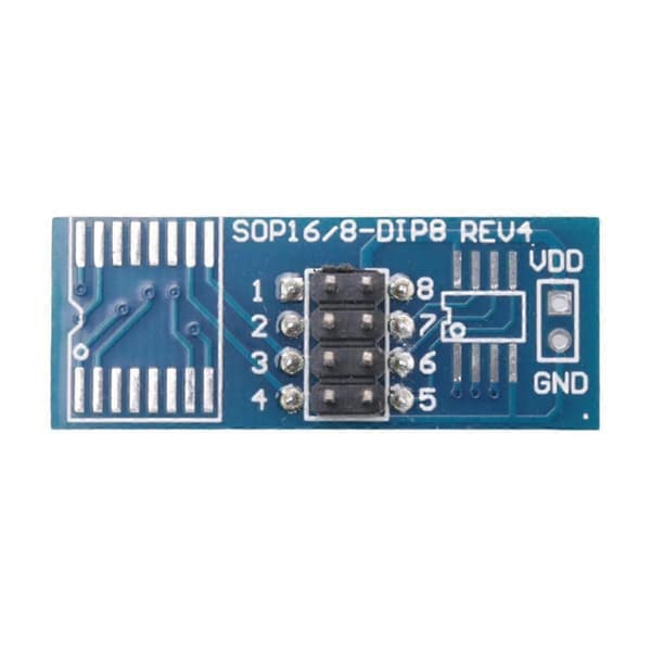 SOIC8 SOP8 Flash Chip IC Test Klemmer Sokkel Adapter Programmer BIOS/24/25/93