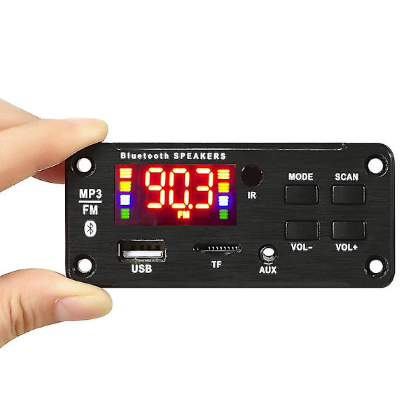 Mp3 Bluetooth Decoder Board 2x25w Usb Fm Radio Tf Usb 3.5 Mm Aux Musikafspiller Til Biltilbehør D