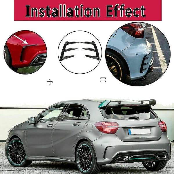 Bakspoilerleppe for W176 A200 A250 A45 Amg