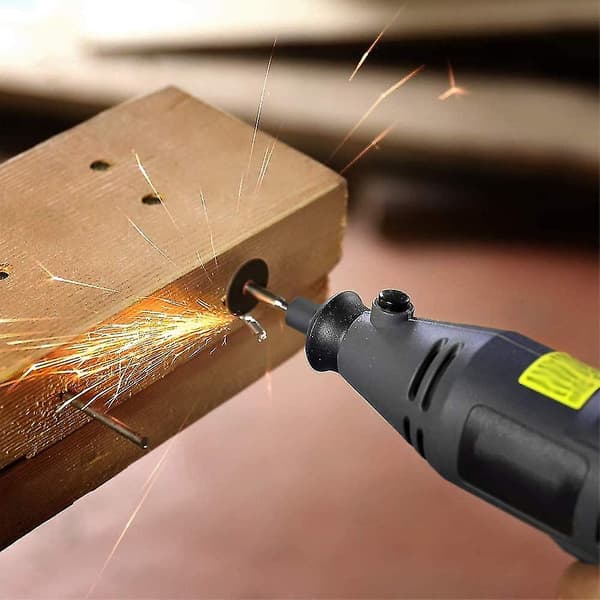 Sæt med 67 Mini Diamantskiver - 5 Dorn af 3 mm, til Skæring af Sten, Træ, Glas