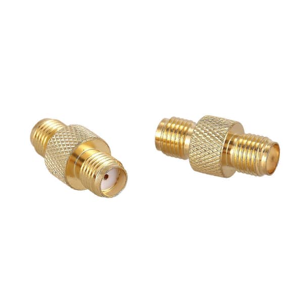 SMA Hun til Hun Barrel Adapter RF Koaksial Stik Lige, guld