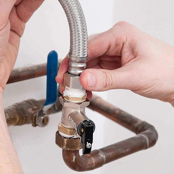 2 ruller med rørleggerteip, 20M gjengeforseglingsteip PTFE-teip