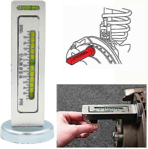 Justerbart Magnetisk Måleverktøy Camber Gauge Castor Strut Hjuljustering For Bil Lastebil