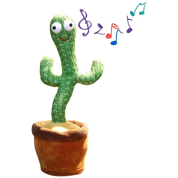 Dansande kaktus inspelning sjungande plysch leksak
