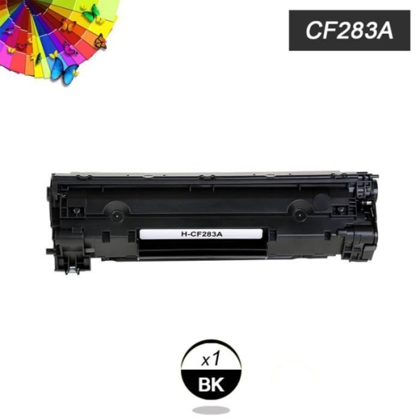 Kompatibel HP CF283A 283 83A tonerkassett - Svart - För HP LaserJet Pro MFP M125/M127fn/M127fw