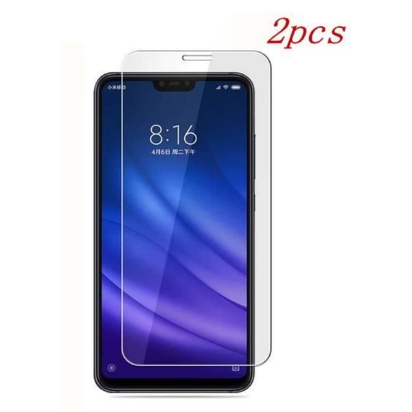 Fulltäckande härdat glas för Xiaomi Mi 8 Lite,[2 delar]