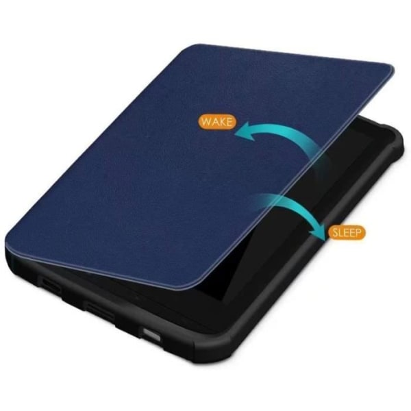 E-läsarfodral omslag för Pocketbook Touch Lux 4 Lux 5 Touch HD 3 Color (2020) Pocketbook Flap Shell Blå