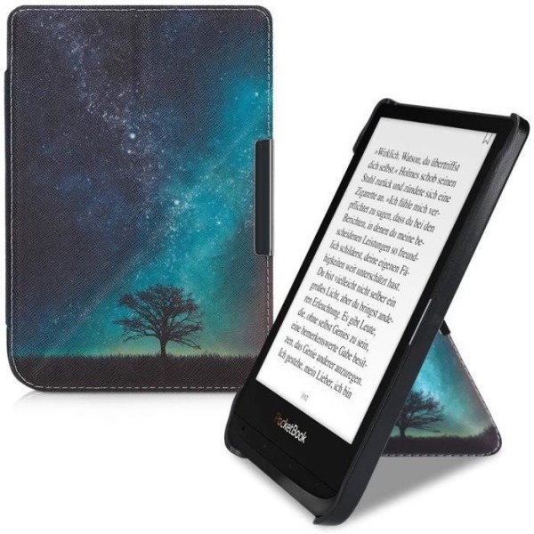 E-läsarfodral Omslag till Pocketbook Touch Lux 4 Lux 5 Touch HD 3 Color (2020) Omslag Flap Pocketbook Sky Tree