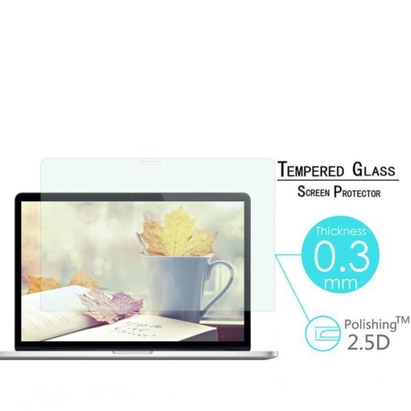 9h härdat glas skärmfilm för macbook pro 15 tum touch bar