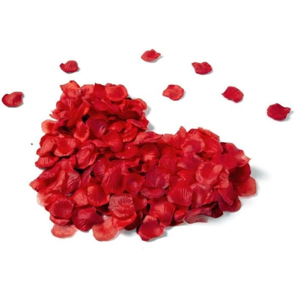 Rosenbladskonfetti för bröllop Alla hjärtans dag födelsedagsfest 3000 st rött papper rosenblad