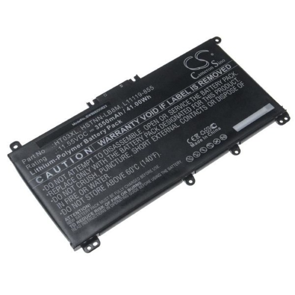 vhbw batteri ersätter HP HSTNN-UB7J, HSTNN-LB8M, HT03XL, L11119-855, L11421-422, HSTNN-DB8R för bärbar dator (3550mAh, 11,55V,
