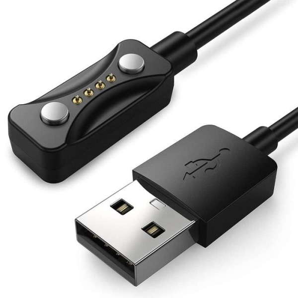 Magnetisk laddare kompatibel med Polar Pacer, Pacer Pro, Ignite 3 - EURO MEGA - 1M USB C-kabel