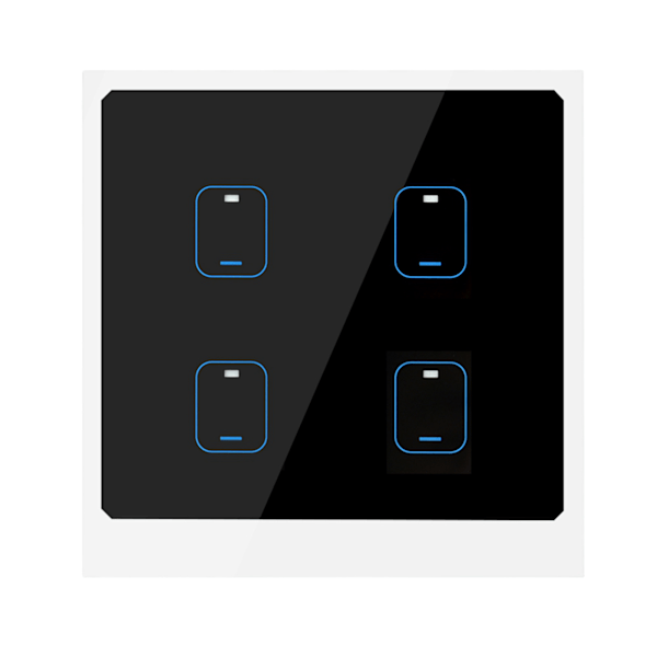 Gang Smart WiFi Touch Light Switch APP Remote Voice Control 90‑