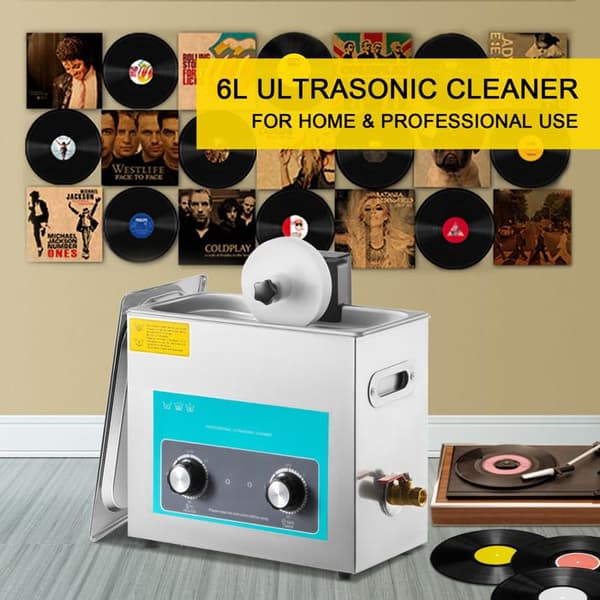 Ultralydsrenser til vinylplader - DUOKU - Duoku 6L 40 kHz - Rustfrit stål 304 - Opvarmning 300W - Timer 30 min