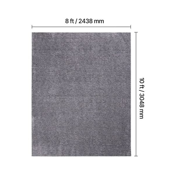 Tæppe - DUOKU - Moderne - 2,44 x 3,05 m - Lang Pels - Antiskrid TPR
