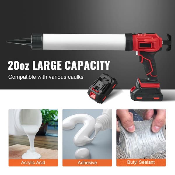 Langaton Sähköinen Tiivistuspistooli - Duoku - 20 V - 20 oz/600 ml - 4 Säädettävää Nopeutta