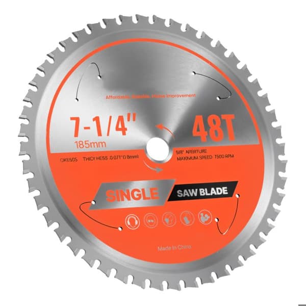 Cirkelsågblad Ø 185 mm för Precisionsskärning - Duoku - Utrustad med 48 Tänder i Legering - Axeldiameter 15,875 mm - Kvalitetsfinish