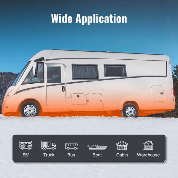 Diesel luftvärmare - DUOKU - XMZ-D2 - 8 kW - 12 V - Bluetooth kontroll