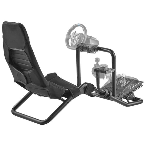 Rattstöd för Racing-Duoku-Solid Struktur för Simulator-Kompatibel med Logitech G25-G27-G29-Pedaler-Svart