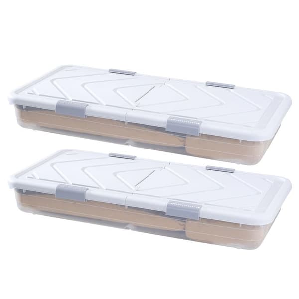 Opbevaringsposer til Sengeunder - DUOKU - Model 3008 - 101x51x15 cm - Med Hjul - 57 L