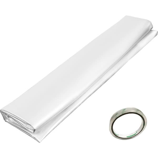 Serrefilm - DUOKU - 8x25FT - Polyethylen 6 mil - Gennemsigtig - UV-bestandig Transparent