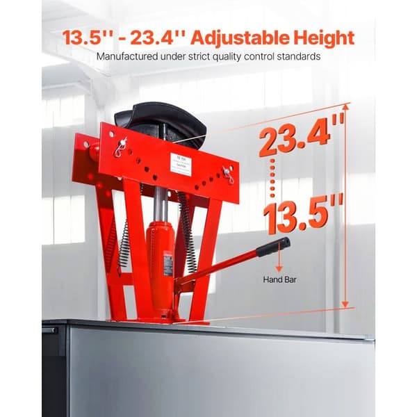 Centrering af hydrauliske rør - Duoku - 16 tons - 8 matriser til rør fra 1/2" til 3"