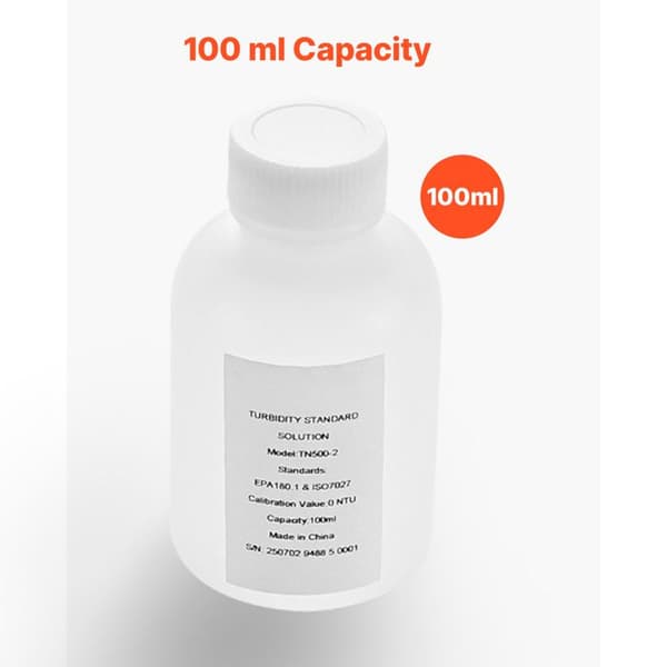 Turbiditetsstandard - DUOKU - TN500-2 - 0 NTU - 100 mL - Stabilt standardvätska