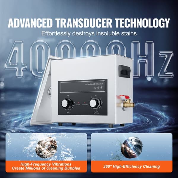 Ultraljudstvätt - DUOKU - TH-30AXN - 6 L - 40 kHz - 300 W värme