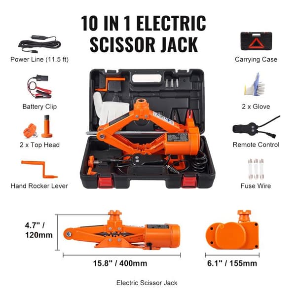 Eljack - DUOKU - Saxkran 3T - 5 t - 155-450 mm - 12 V