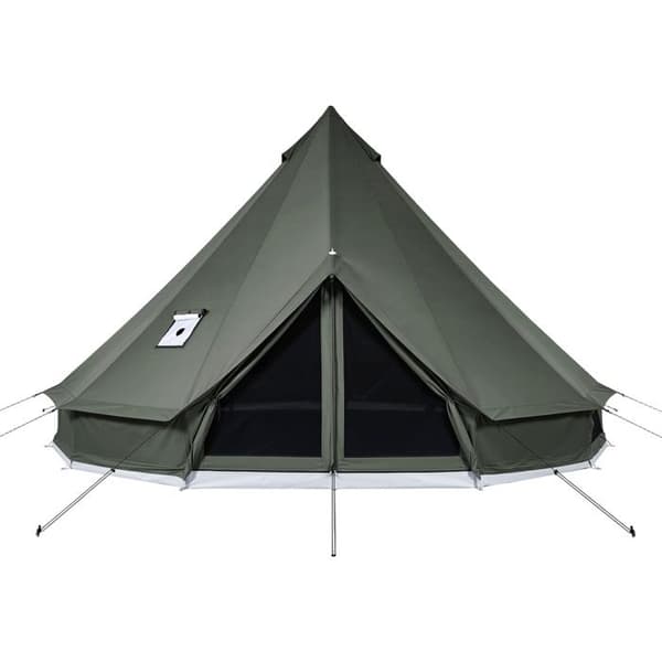 Klocktält - DUOKU - ZJXYMGB-5M-2 - Diameter 5 m - 7 platser - Avtagbart zip-golv