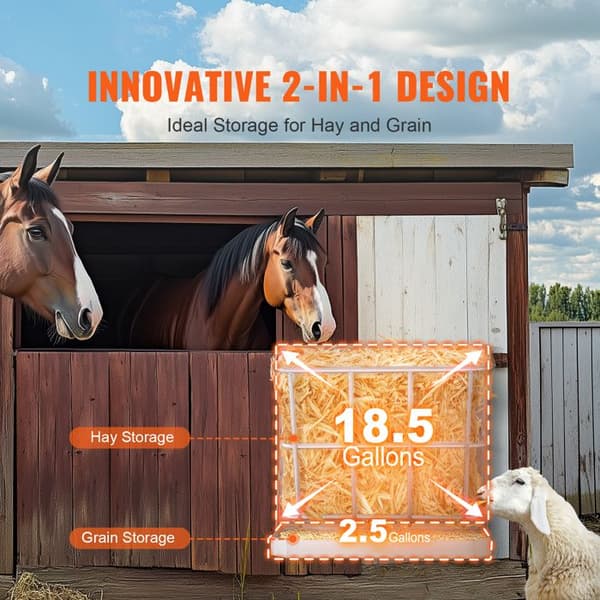 Högtalare för Hö - DUOKU - 21 Gallon - 2 i 1 - Väggmonterad - Kolfiberstål