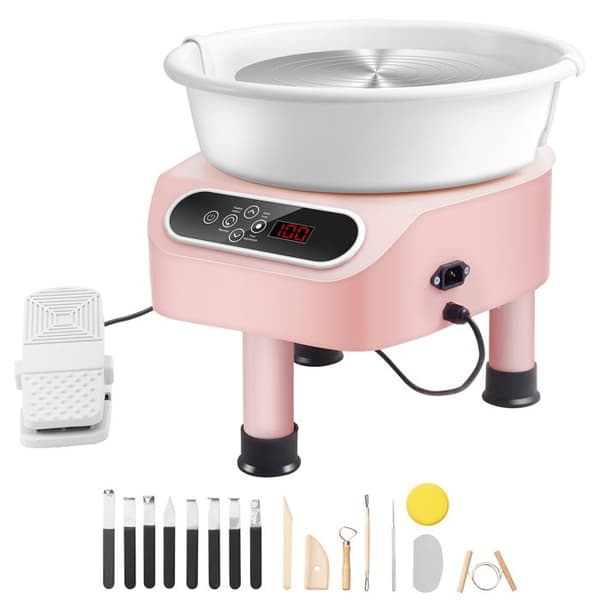Pottemager - DUOKU - YT-01 - 10 tommer - 350 W - LCD Touchskærm - Pedal Ros