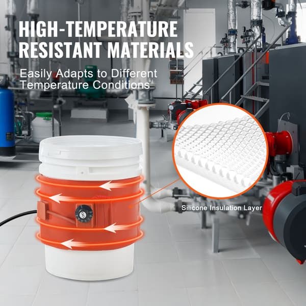 Fustvarmer - DUOKU - DHB-5-KT-7.75 - 800 W - Justerbar 86 til 302 ℉ - Silikone