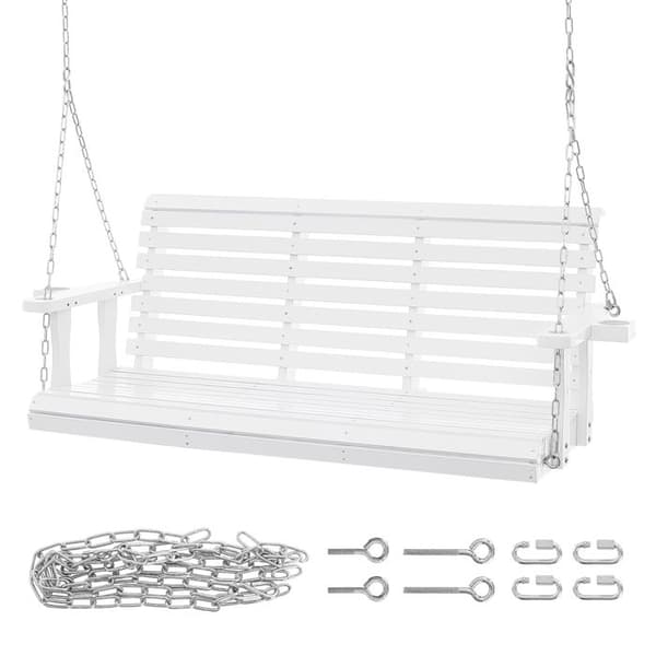 Veranda Gunga - DUOKU - YQ-117D - Cederträ - Kapacitet 400 kg - Vit Vit
