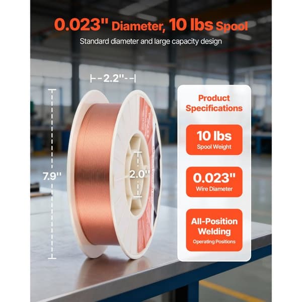 MIG-svetstråd - DUOKU - ER70S-6 - 0,6 mm - 4,5 kg - 100% CO₂ / Ar+CO₂